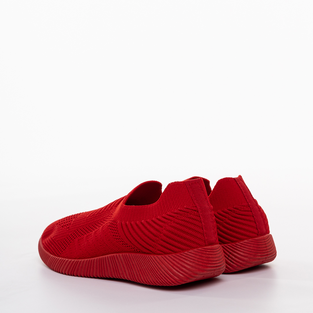 Детски спортни обувки червени  от текстилен материал Luna, 3 - Kalapod.bg