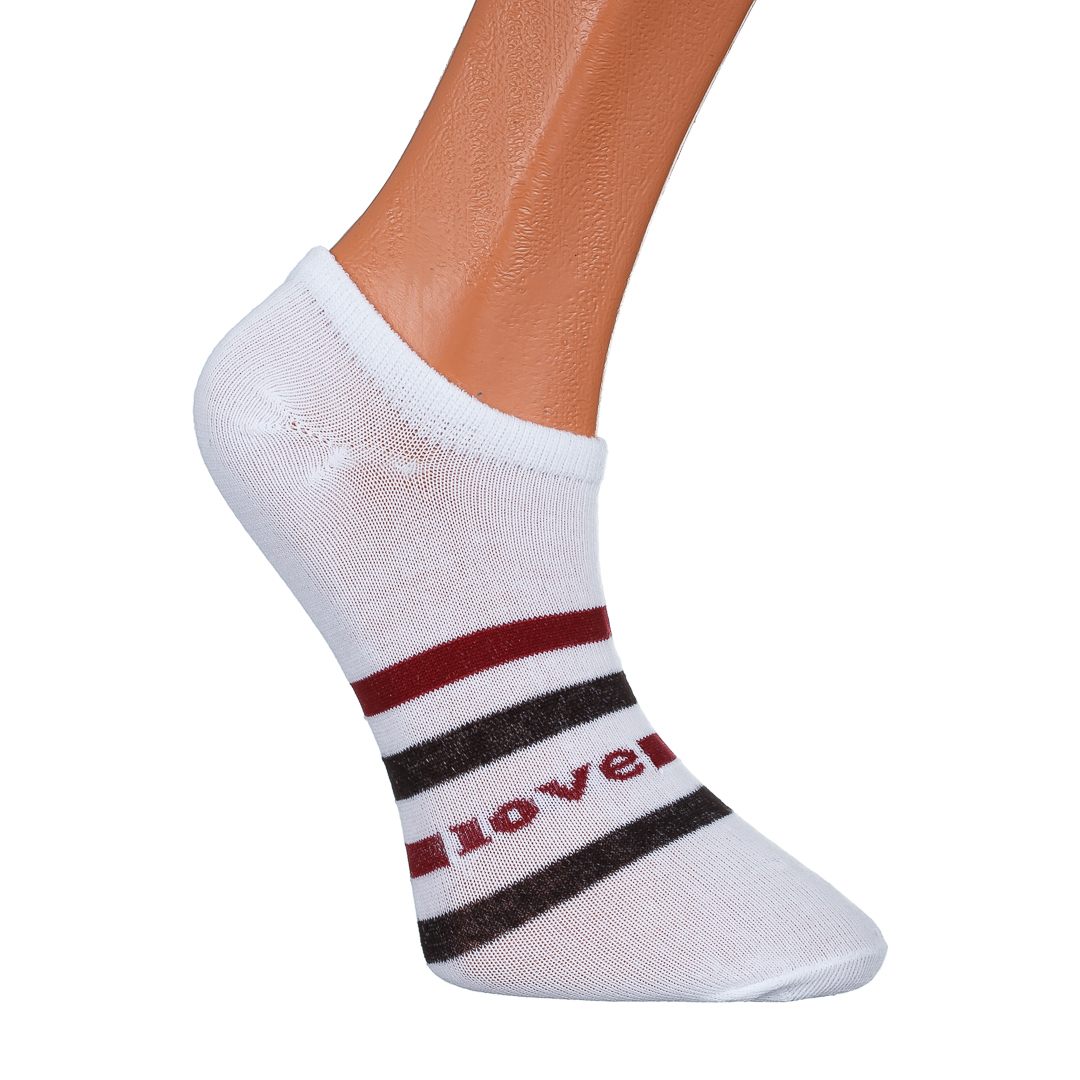 К-т 3 чифта дамски чорапи черни , сиви и бели с ленти BD-1117, 6 - Kalapod.bg