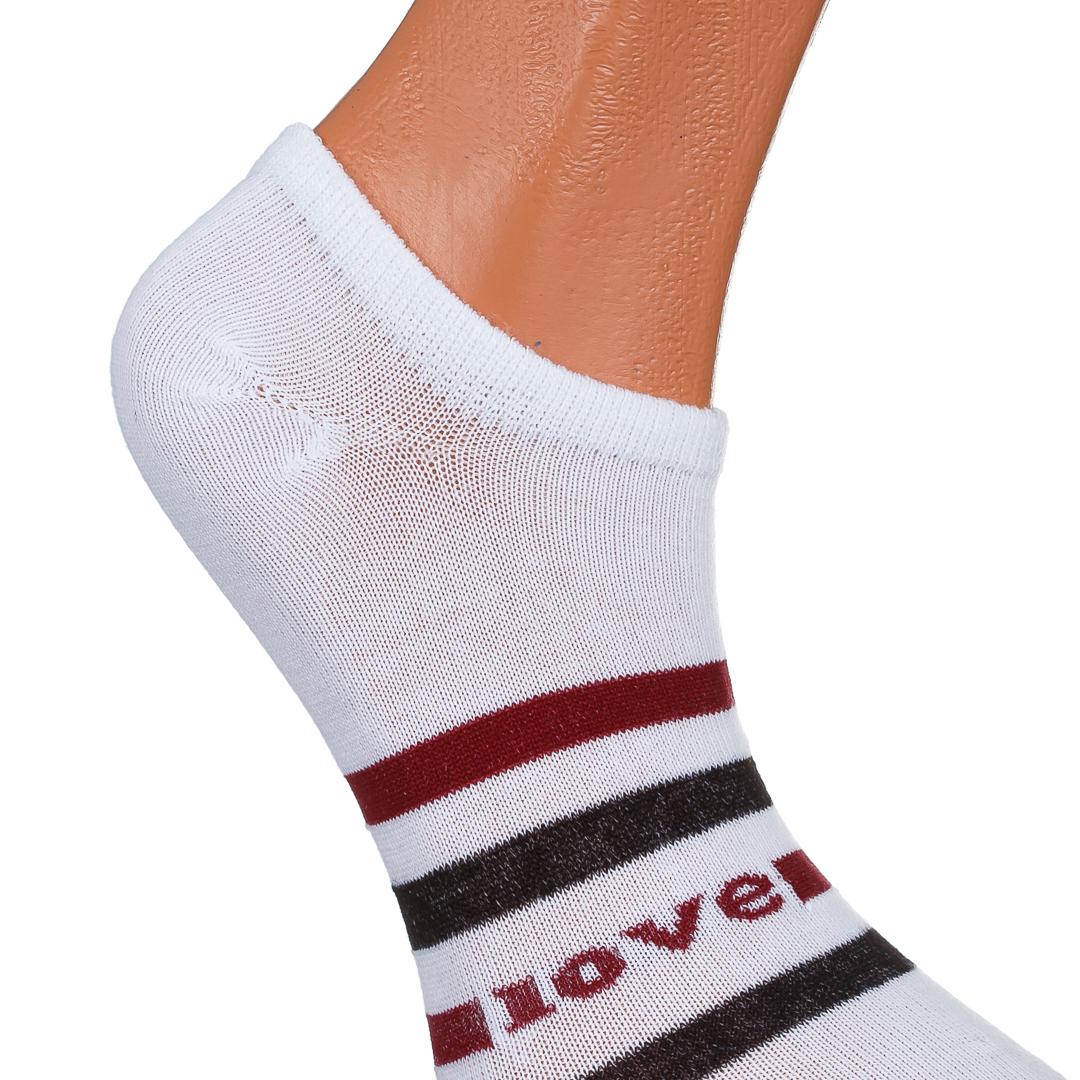 К-т 3 чифта дамски чорапи черни , сиви и бели с ленти BD-1117, 7 - Kalapod.bg