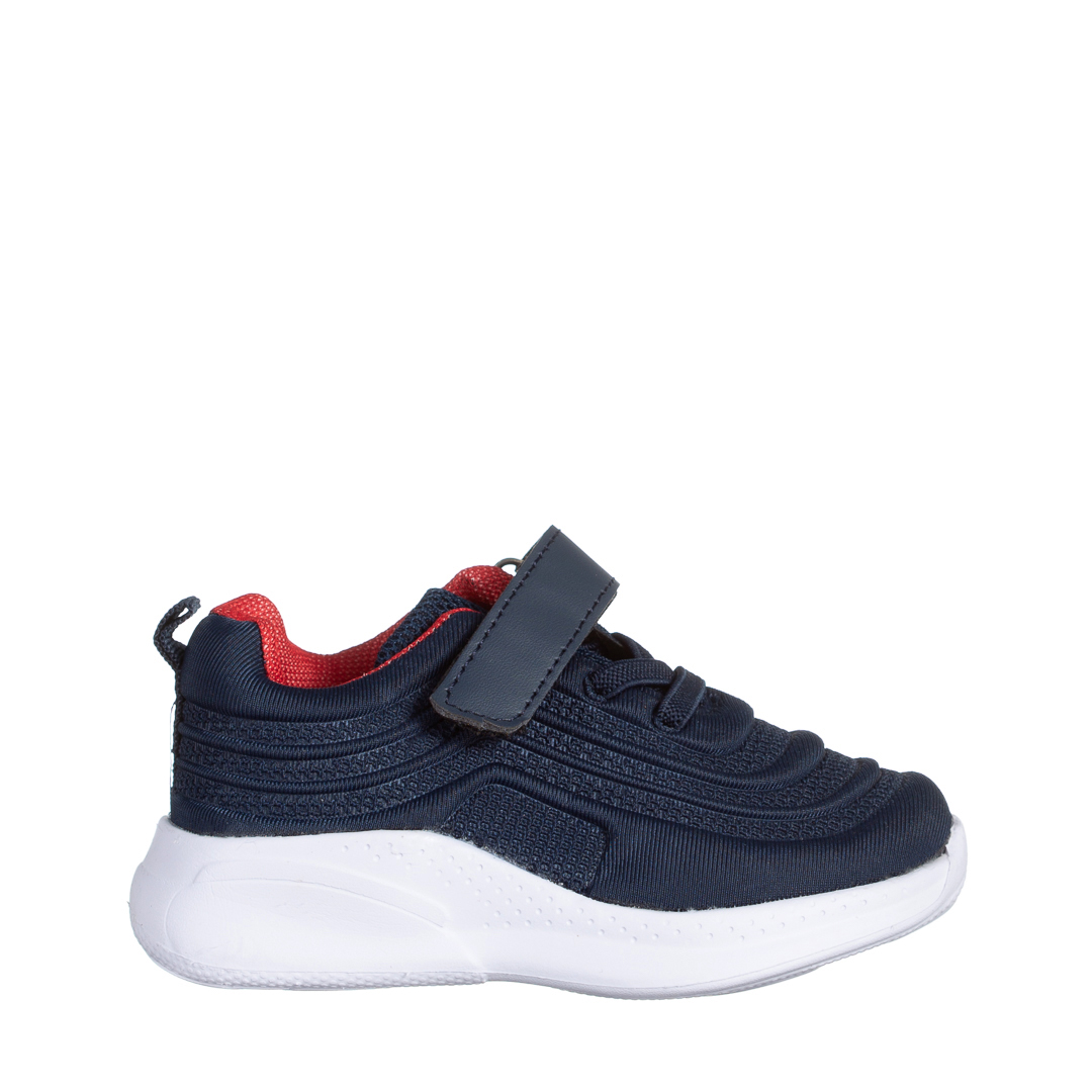 Детски спортни обувки  сини с червено  от текстилен материал  Vear, 2 - Kalapod.bg