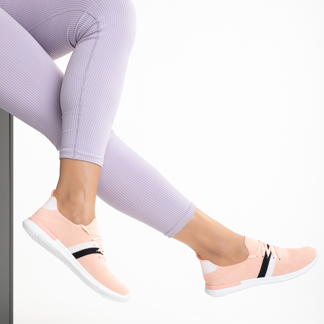 Дамски спортни обувки  розови  от текстилен материал  Rosario - Kalapod.bg