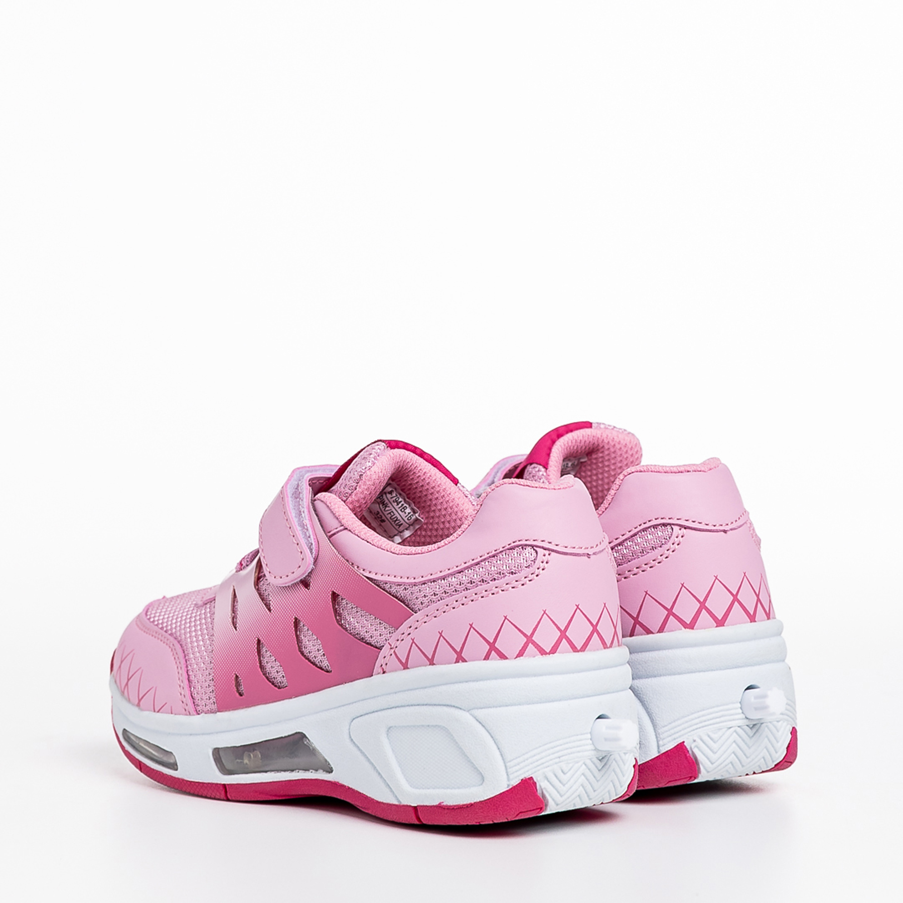 Детски спортни обувки розови с ролки от еко кожа Edwina, 5 - Kalapod.bg