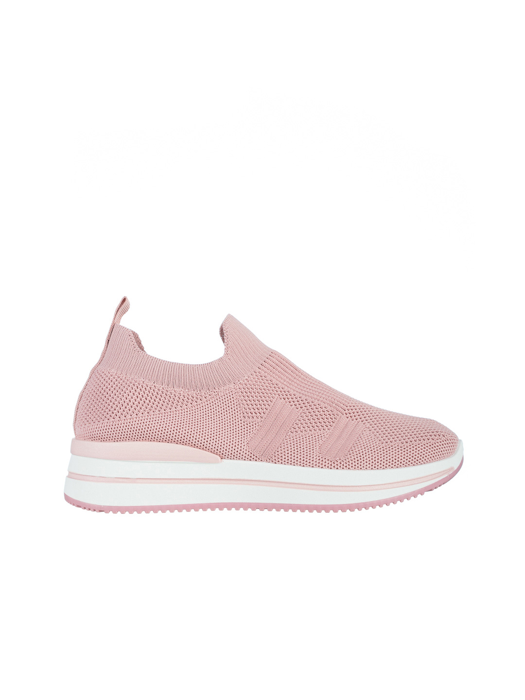 Дамски спортни обувки  розови  от текстилен материал  Moira, 6 - Kalapod.bg
