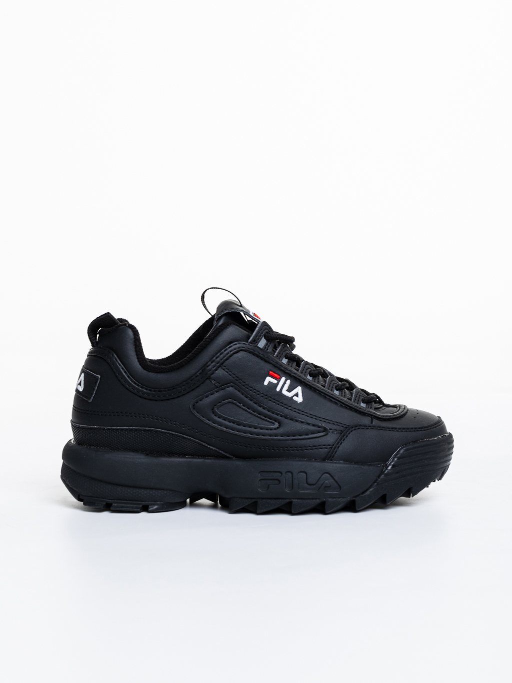 Дамски спортни обувки  Fila черни от еко кожа  Disruptor V1 Premium, 7 - Kalapod.bg