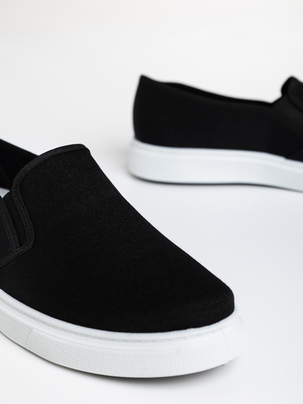 Мъжки спортни обувки черни  от текстилен материал  Elvin, 4 - Kalapod.bg