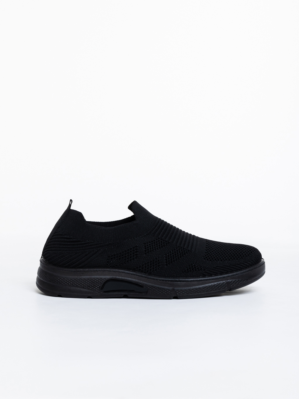 Мъжки спортни обувки  черни  от текстилен материал  Eliseo, 3 - Kalapod.bg