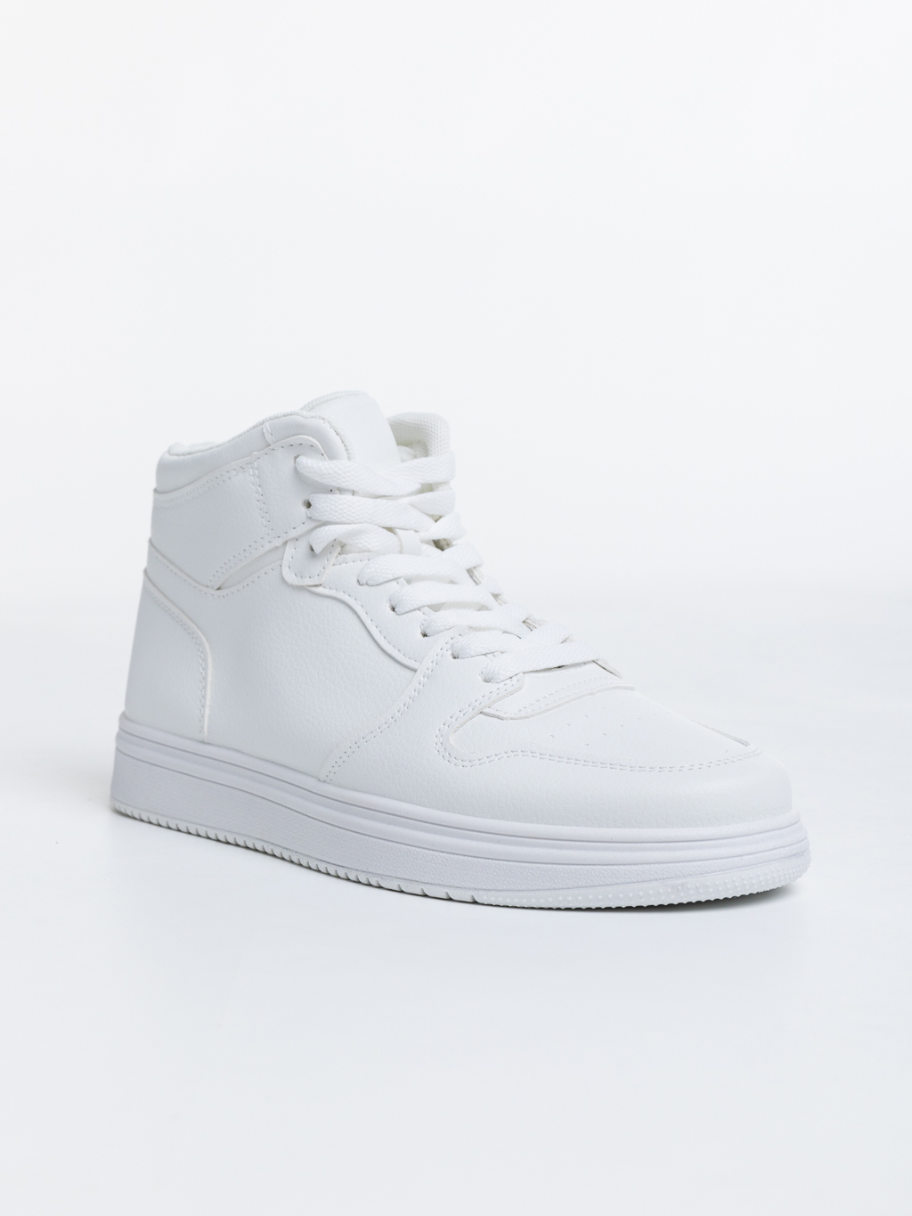 Мъжки спортни обувки бели от еко кожа Lyvia, 2 - Kalapod.bg