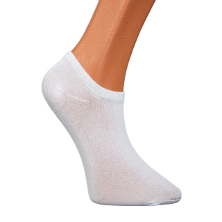  Дамски чорапи и чорапогащници, К-т 2 чифта дамски чорапи бели къси - Kalapod.bg