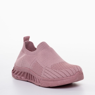 Детски спортни обувки  розови от текстилен материал Odette - Kalapod.bg