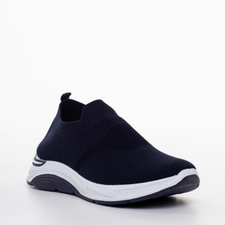 Big size, Дамски спортни обувки  сини от текстилен материал Sky - Kalapod.bg