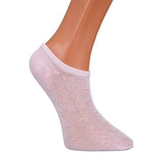Дамски Аксесоари, К-т 3 чифта дамски чорапи розови, сиви и черни BD-1113 - Kalapod.bg