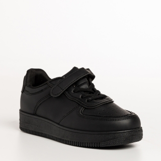 Детски спортни обувки, Детски спортни обувки черни  от еко кожа Pedro - Kalapod.bg