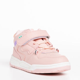 Обувки за деца, Детски спортни обувки  розови  от еко кожа  Richey - Kalapod.bg