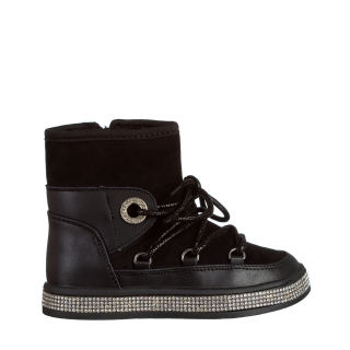 Обувки за деца, Детски чизми черни  от еко кожа  Crayola - Kalapod.bg