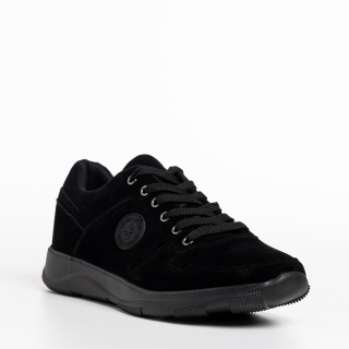 Мъжки спортни обувки, Мъжки спортни обувки  черни от текстилен материал   Raymar - Kalapod.bg
