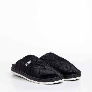 Мъжки обувки, Мъжки чехли  черни  от текстилен материал  Bronco - Kalapod.bg
