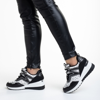 Дамски спортни обувки, Дамски спортни обувки  черни  от еко кожа  Ramonda - Kalapod.bg
