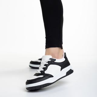 Дамски спортни обувки, Дамски спортни обувки  черни  от еко кожа  Banesa - Kalapod.bg