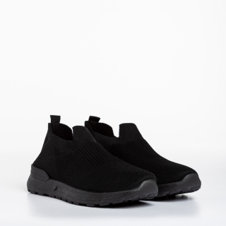 Мъжки спортни обувки, Мъжки спортни обувки черни  от текстилен материал  Fenix - Kalapod.bg