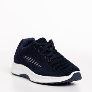 Мъжки спортни обувки, Мъжки спортни обувки сини  от текстилен материал  Sabino - Kalapod.bg