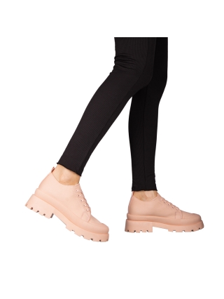 Дамски спортни обувки, Дамски спортни обувки  розови  от текстилен материал  Genie - Kalapod.bg