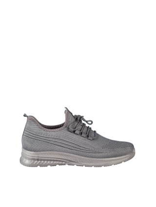Мъжки спортни обувки, Мъжки спортни обувки сиви от текстилен материал  Tomos - Kalapod.bg