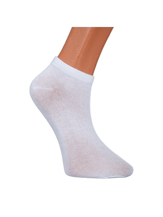  Дамски чорапи и чорапогащници, К-т 3 чифта дамски чорапи бели BD-1071 - Kalapod.bg
