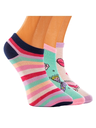Aксесоари, К-т 3 чифта детски чорапи многоцветни - Kalapod.bg