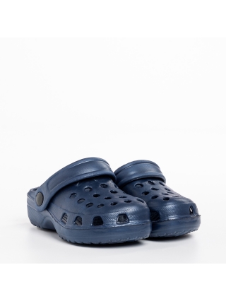 Обувки за деца, Детски чехли  сини от синтетичен материал Ocean - Kalapod.bg