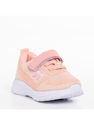Детски спортни обувки, Детски спортни обувки  розови  от текстилен материал  Vanilla - Kalapod.bg