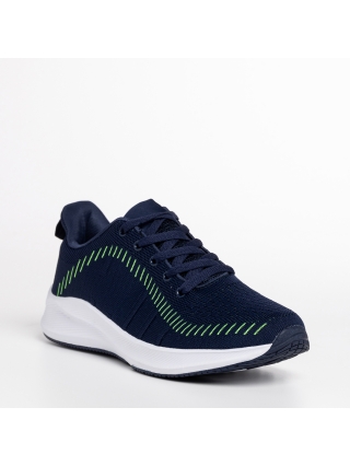 Мъжки спортни обувки, Мъжки спортни обувки  сини от текстилен материал  Cortez - Kalapod.bg