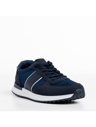Мъжки обувки, Мъжки спортни обувки  сини  от текстилен материал  Valdez - Kalapod.bg
