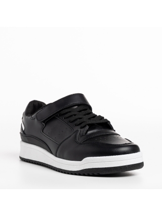 Мъжки обувки, Мъжки спортни обувки  черни от еко кожа  Zaid - Kalapod.bg
