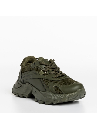 Обувки за деца, Детски спортни обувки  зелени  от текстилен материал  Vincent - Kalapod.bg