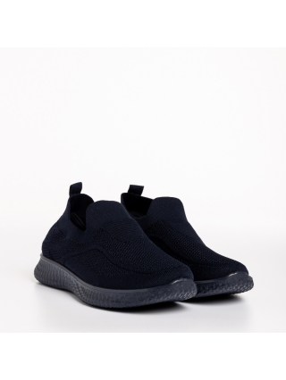 Мъжки обувки, Мъжки спортни обувки сини  от текстилен материал  Gilberto - Kalapod.bg