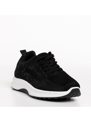 Мъжки обувки, Мъжки спортни обувки черни  от текстилен материал  Sabino - Kalapod.bg