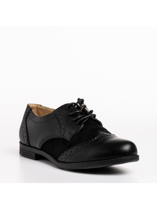 Дамски обувки, Дамски  обувки  черни  от еко кожа  Briar - Kalapod.bg