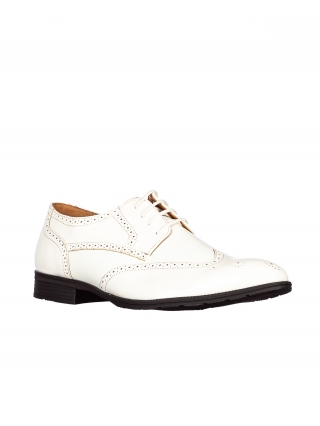 Мъжки стилни обувки, Мъжки обувки  Serin бели - Kalapod.bg