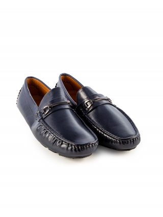 Мъжки обувки, Мъжки мокасини  Vonic тъмно сини - Kalapod.bg