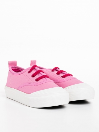 Обувки за деца, Детски кецове  розови  от текстилен материал  Trixie - Kalapod.bg
