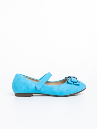 Обувки за деца, Детски балерини  сини  от еко кожа  Estreya - Kalapod.bg