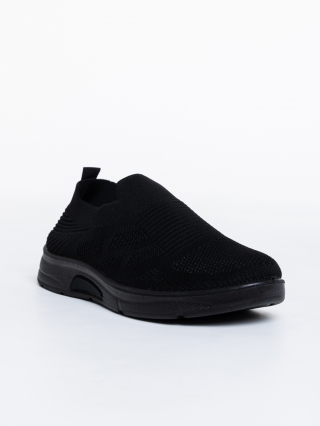 Мъжки спортни обувки, Мъжки спортни обувки  черни  от текстилен материал  Eliseo - Kalapod.bg