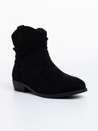 Обувки за деца, Детски чизми черни от текстилен материал Lilibeth - Kalapod.bg