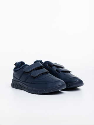 Мъжки спортни обувки, Мъжки спортни обувки тъмно сини от еко кожа Tristian - Kalapod.bg