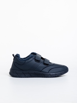 Мъжки обувки, Мъжки спортни обувки тъмно сини от еко кожа Triton - Kalapod.bg