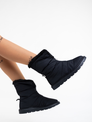 Обувки Дама, Дамски чизми черни от текстилен материал Tayte - Kalapod.bg