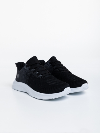 Мъжки обувки, Мъжки спортни обувки черни  от текстилен  материал Manolo - Kalapod.bg