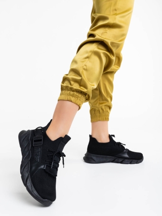 Обувки Дама, Дамски спортни обувки черни от текстилен материал Renie - Kalapod.bg