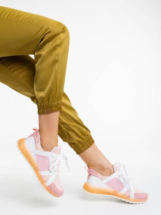 Дамски спортни обувки розови от текстилен материал Torillia - Kalapod.bg