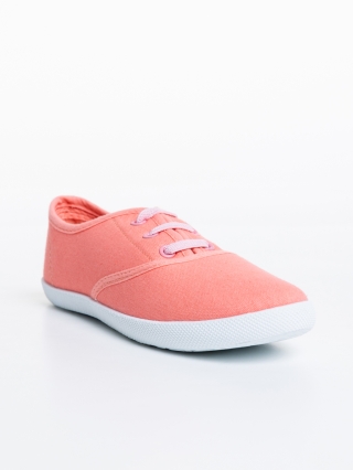 Детски кецове, Детски тенис обувки розови от текстилен материал Milis - Kalapod.bg